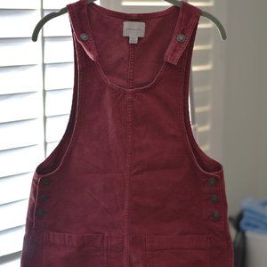 Cute American Eagle Outfitters Corduroy Overall Jumper Dress XS